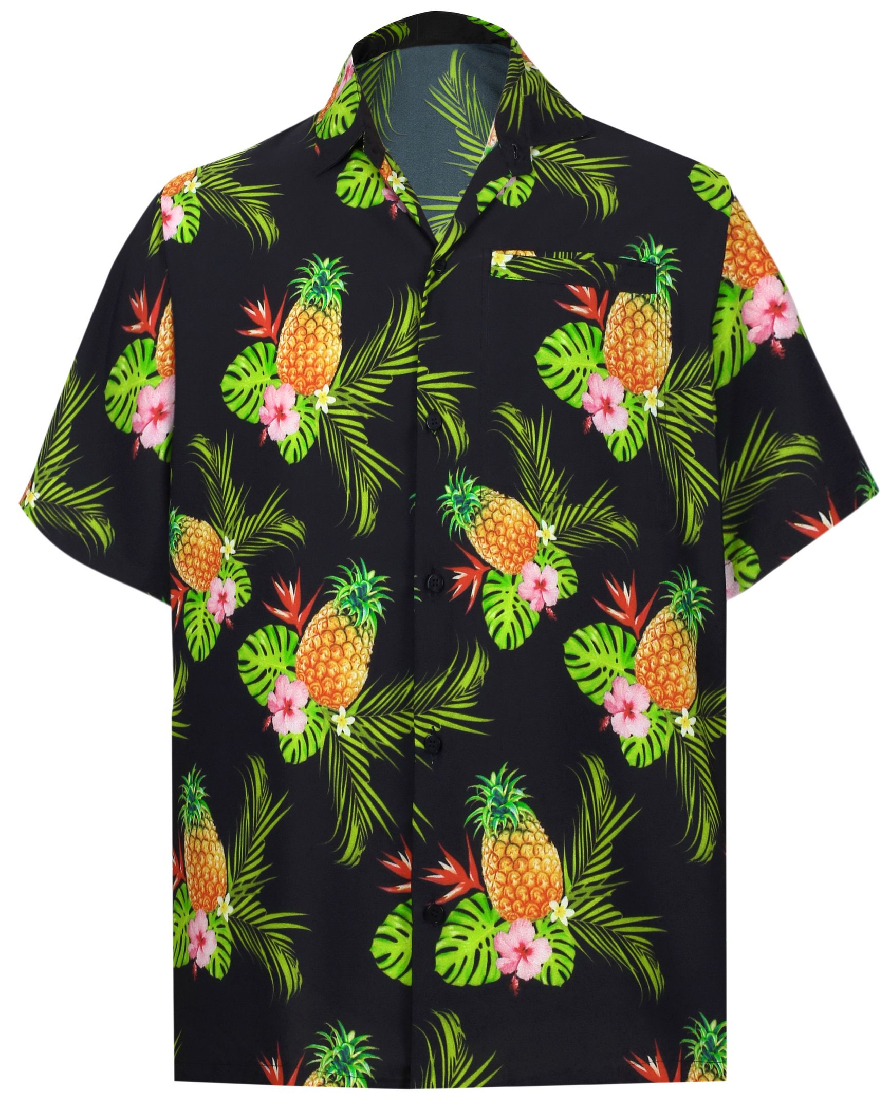 Pineapple Black High Quality Hawaii Shirt Ha103639