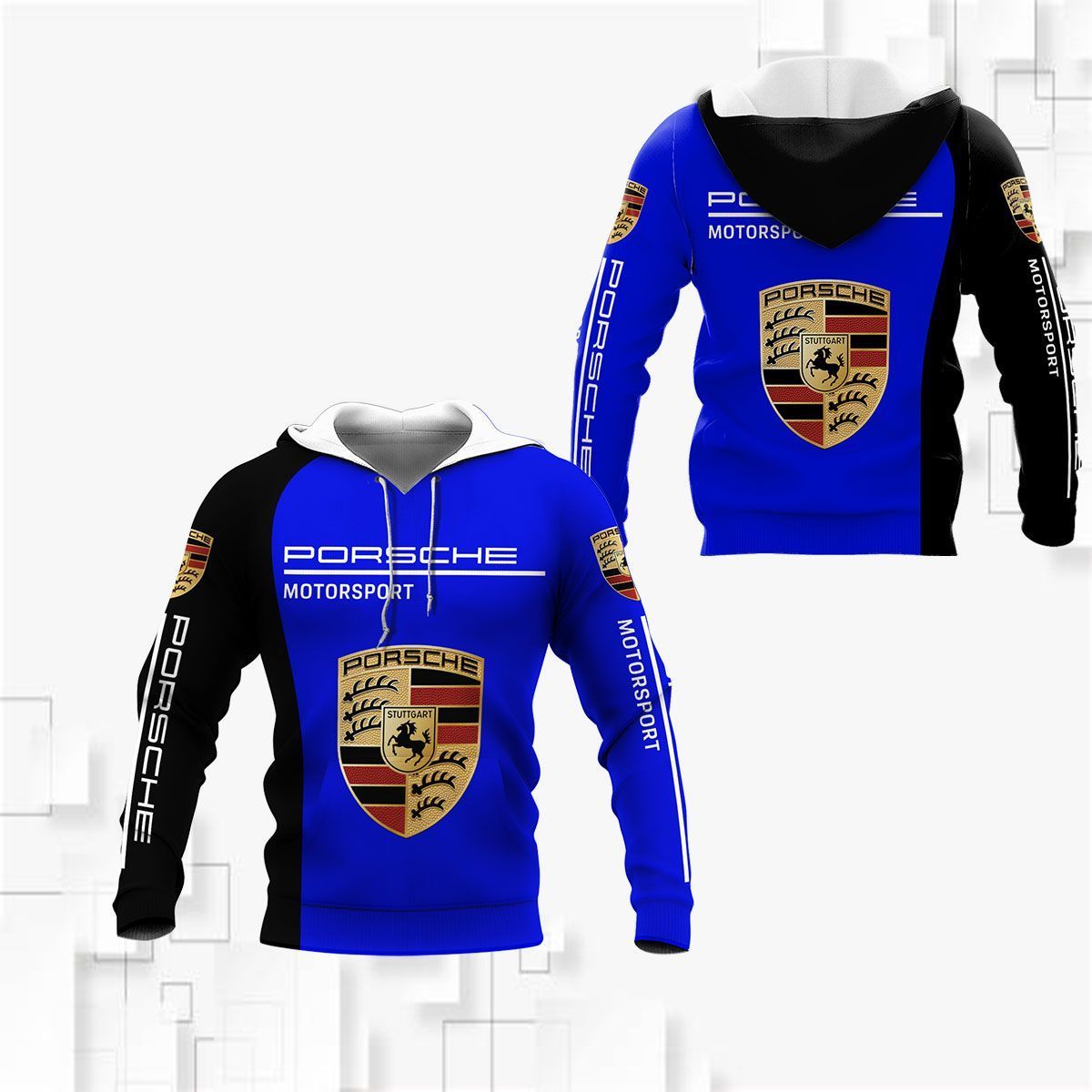 3D All Over Printed Porsche BDA-NH Shirts Ver2 (Blue)