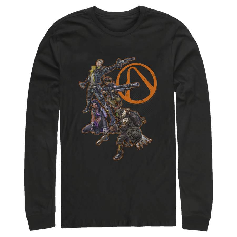 Borderlands 3 Men’s Vault Hunter Team  Long Sleeve Shirt