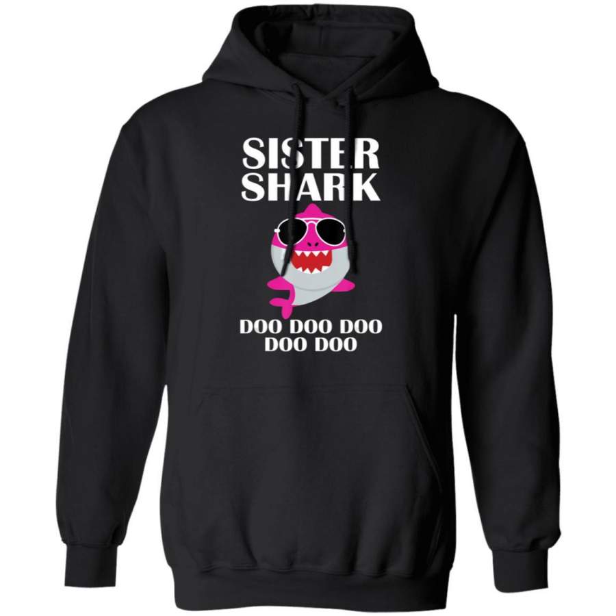 Sister Shark  Doo Doo Doo Matching Family Pajamas Hoodie