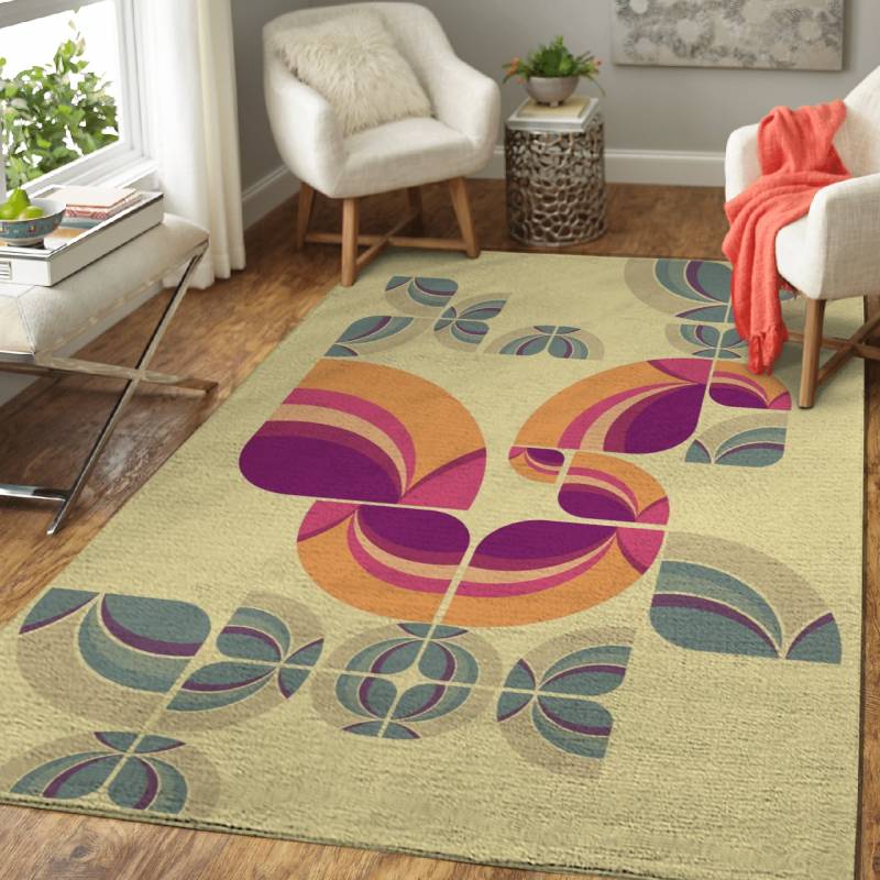 Vintage Pattern Peacock by VessDSign – Animals Area Rug Carpet