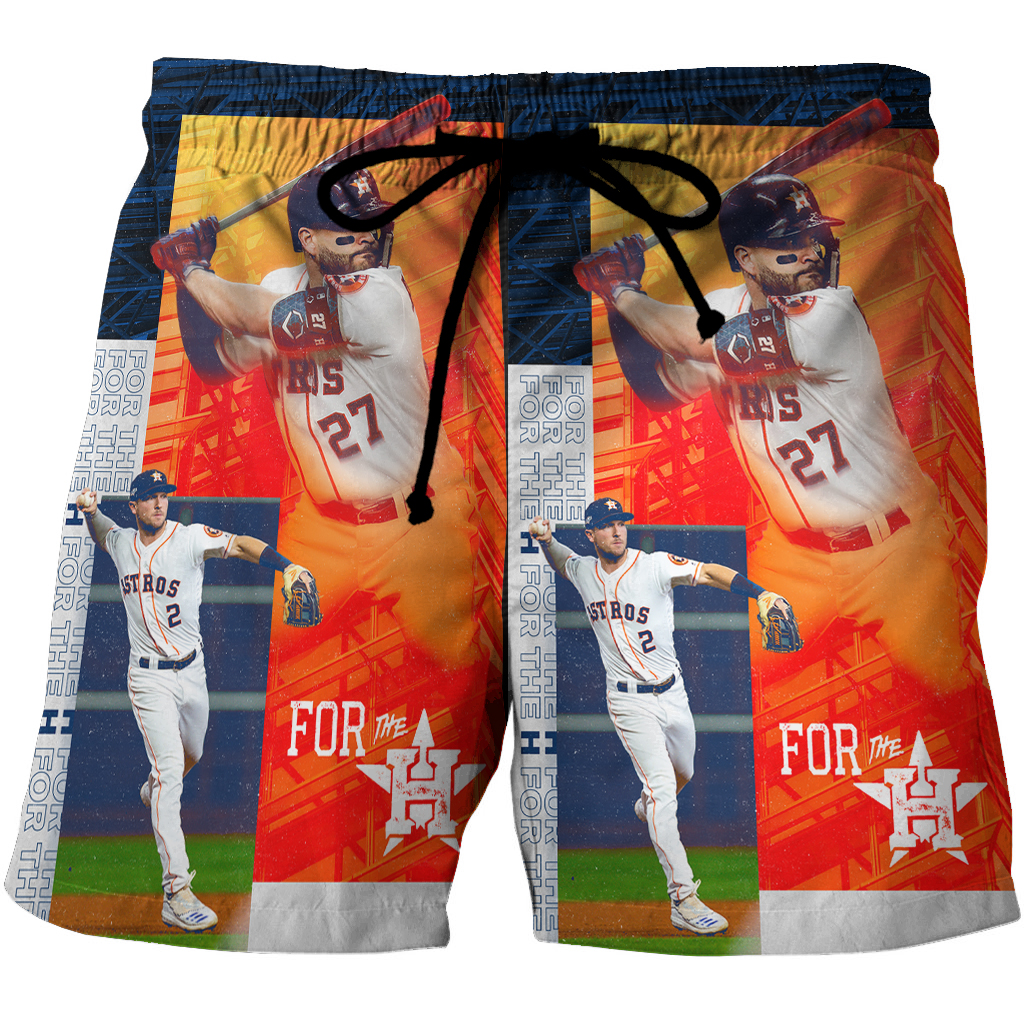 Houston Astros Team V3 3D All Over Print Summer Beach Hawaiian Short