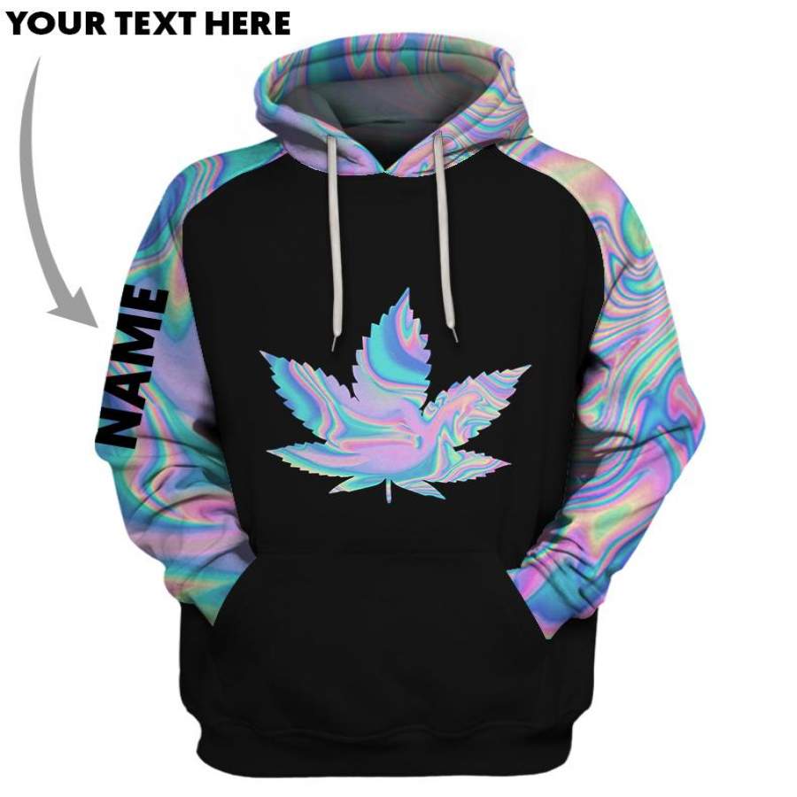 Pot Leaf Best Freakin’ Couple Ever Personalized US Unisex Size Hoodie