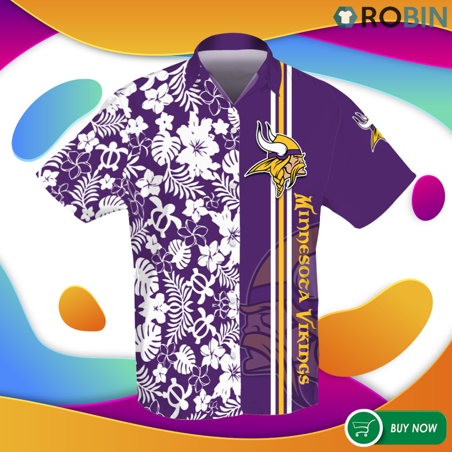 Minnesota Vikings 3D Hawaiian Shirt