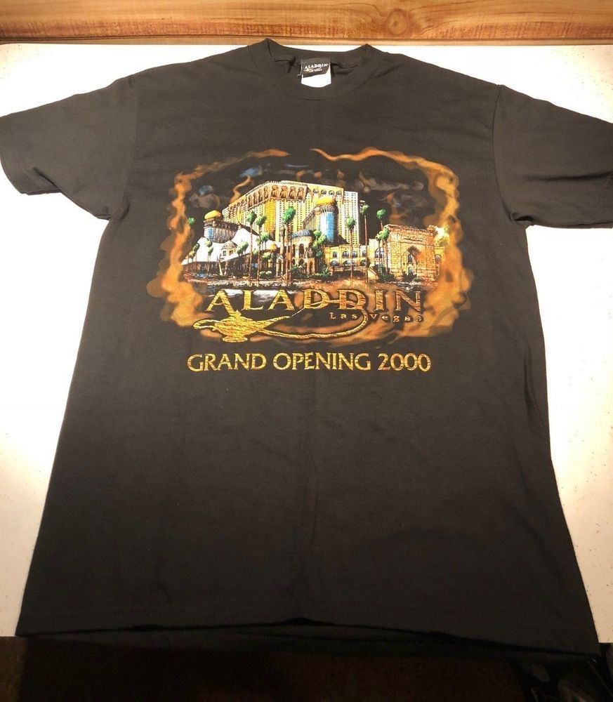 Aladdin Casino Las Vegas Grand Opening 2000 Shirt