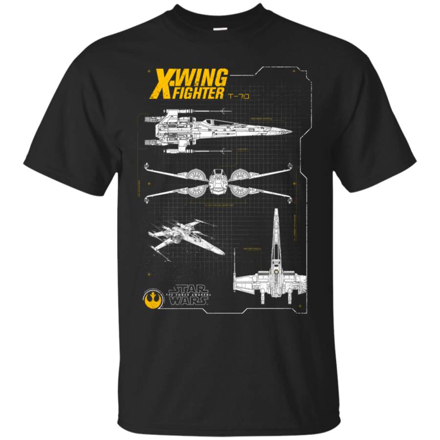 AGR Resistance X-Wing Schematic T-Shirt & Hoodie