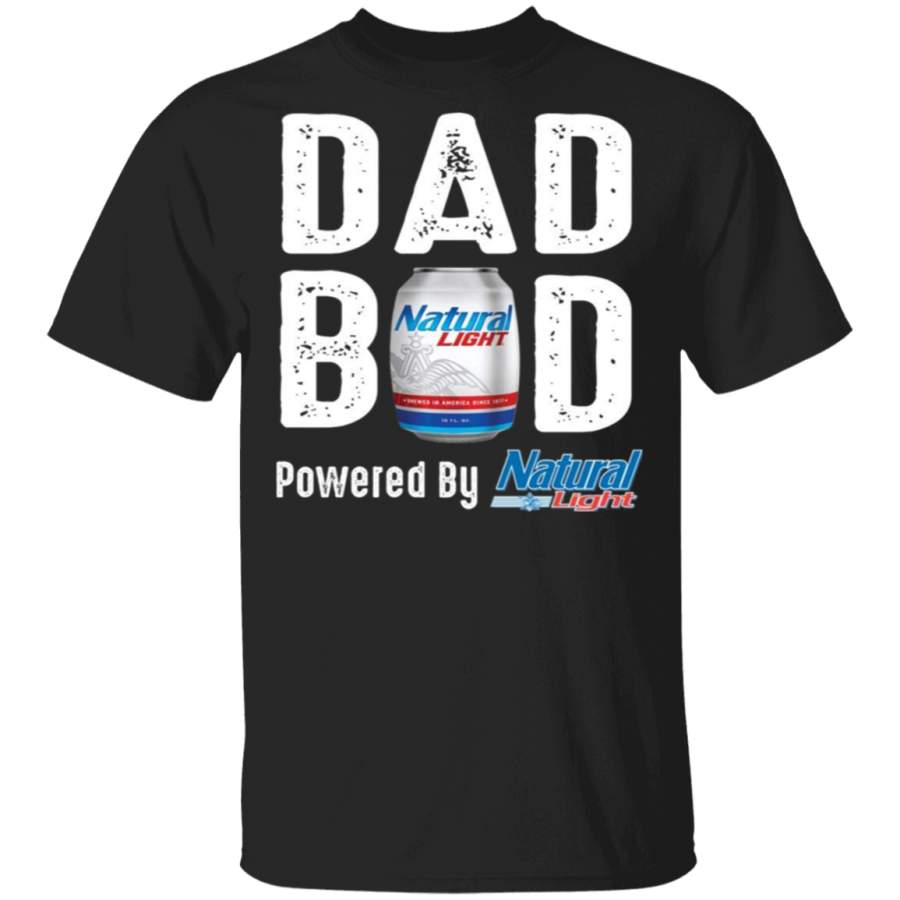 Dad BOD Powered by Natural Light T Shirt