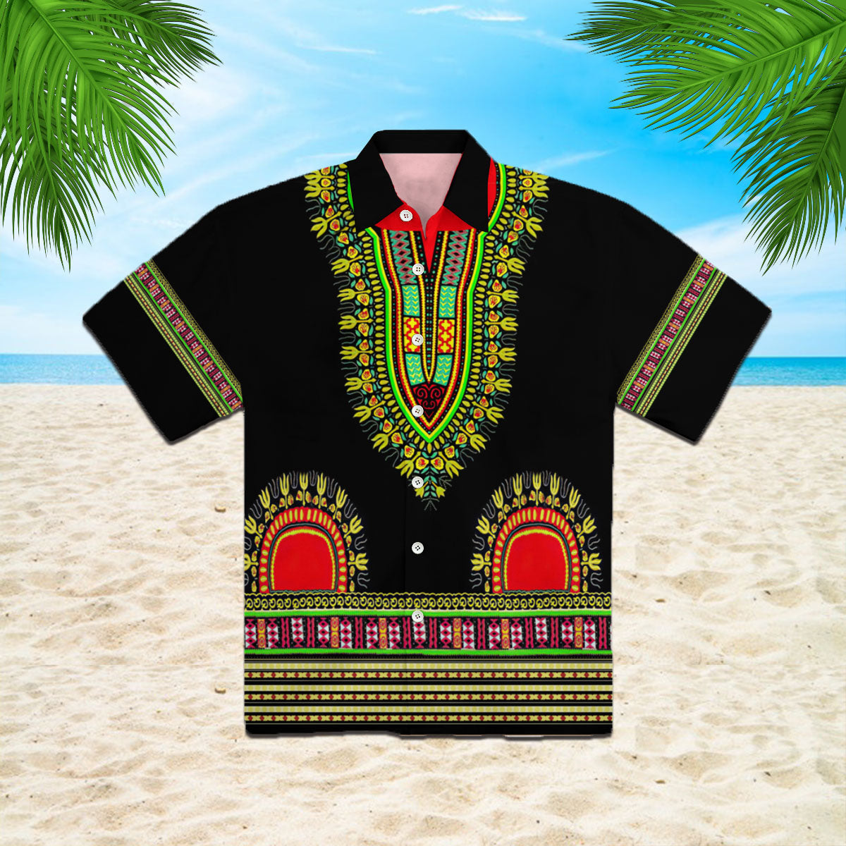 African Dashiki Hawaiian Shirt | For Men & Women | Wt5192