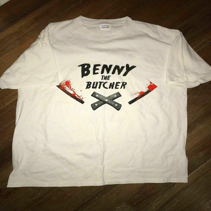 Details About Rare Vintage Gunn Benny The Butcher Griselda Gxfr T-Shirt Gildan Reprint1