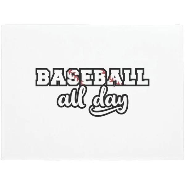 Baseball All Day Doormat Indoor And Outdoor Mat Entrance Rug Housewarming Gift Sweet Home Decor Gift Gift For Baseball Lovers Sport Lovers