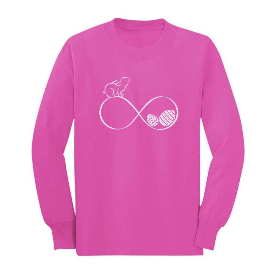 Infinity Easter Bunny & Eggs Toddler/Kids Long sleeve T-Shirt