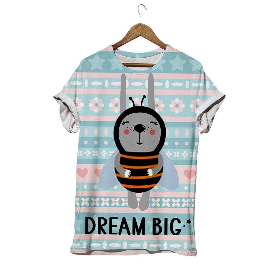 Dream Big Become Rabbit Save Bee T-shirt