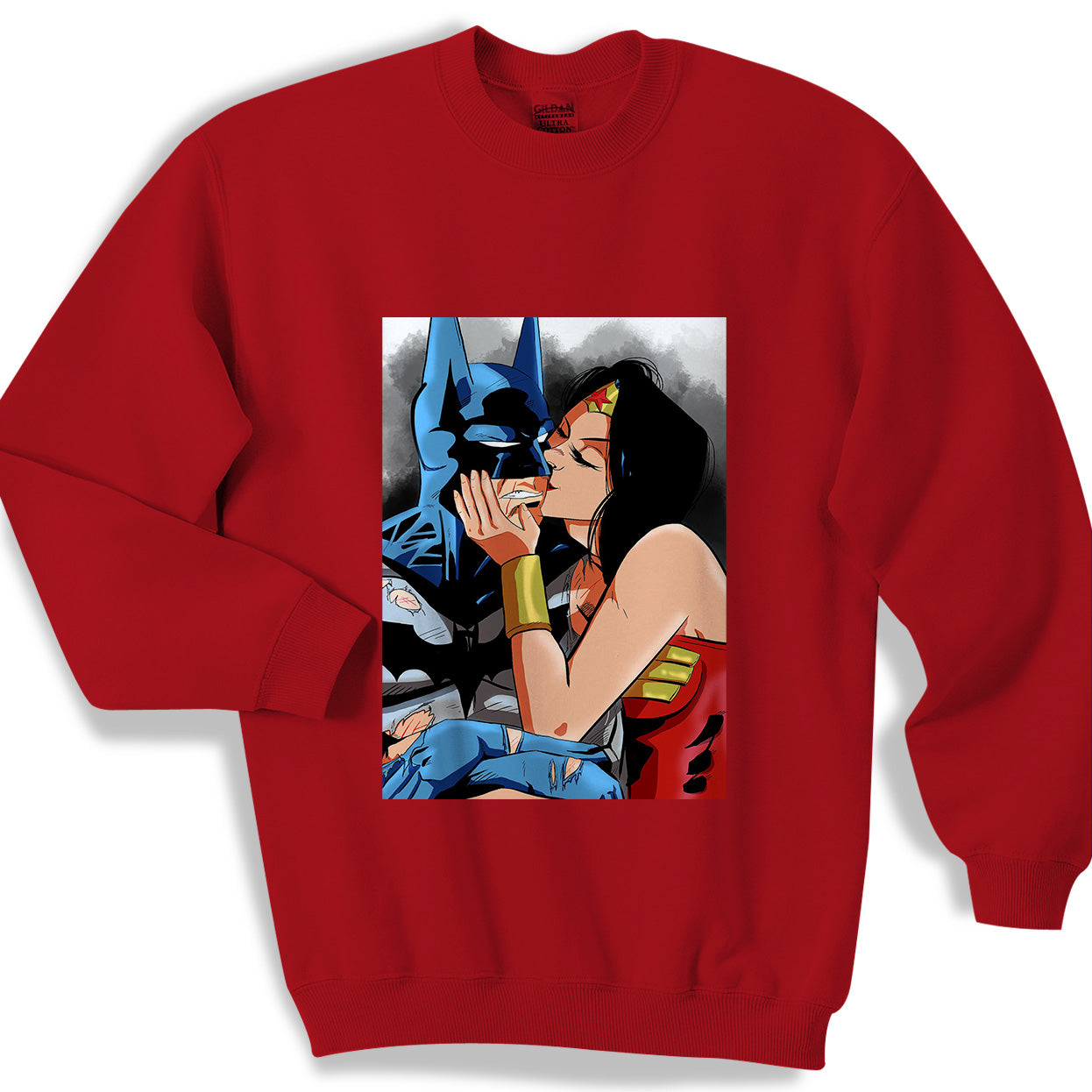 Wonder Woman Kiss Batman Sweater Sweatshirt