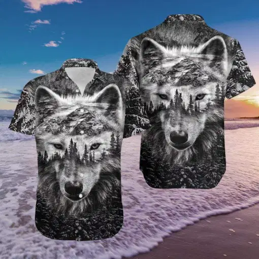 Wolf Hawaii Shirt Unisex Adult Ha5199