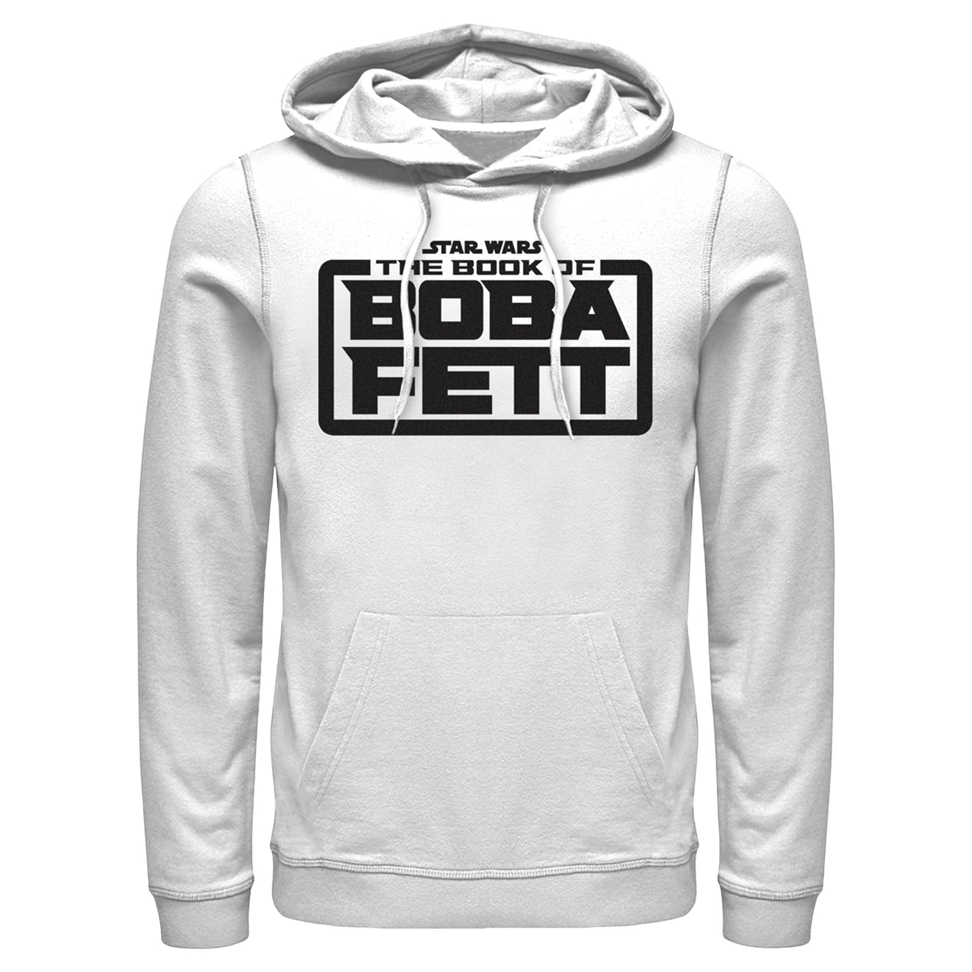 The Book Of Boba Fett Men’S Black Logo  Pull Over Hoodie