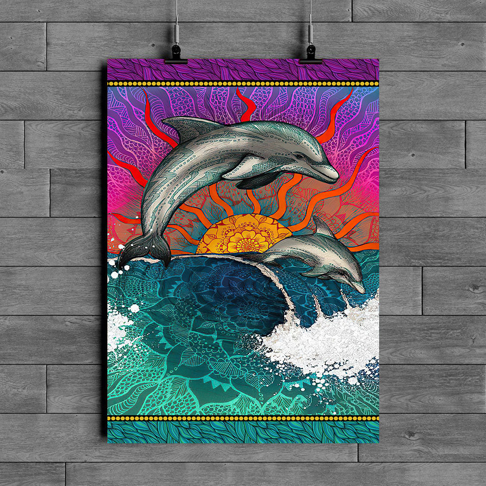 Dolphin Poster Qh101101Pt