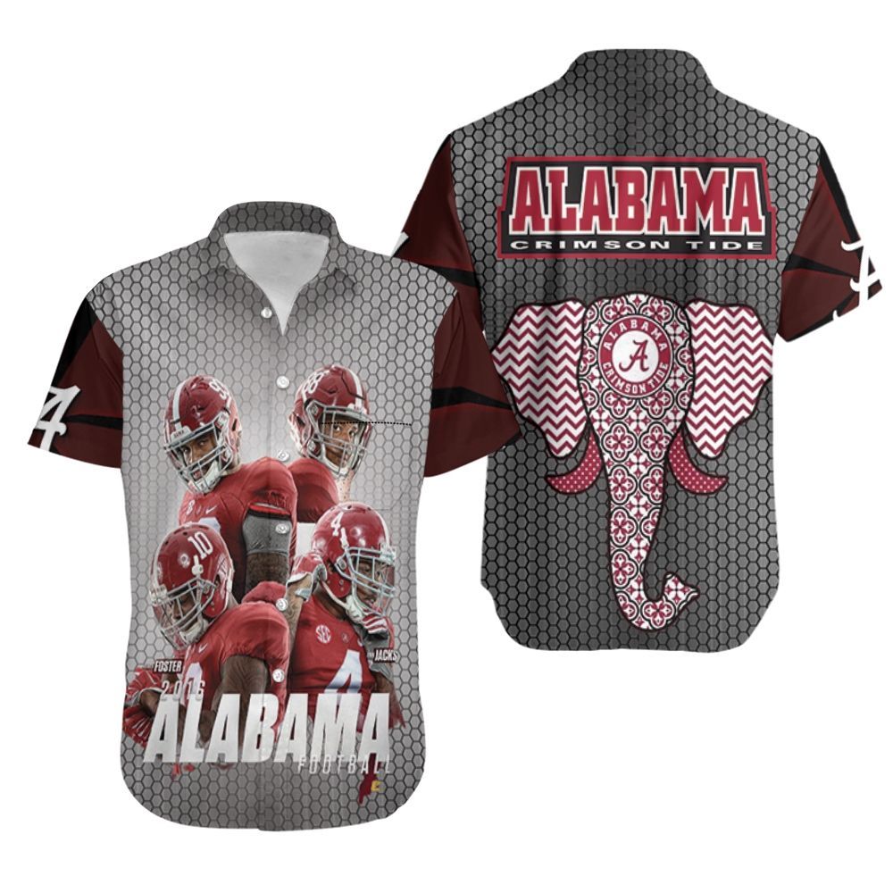 Alabama Crimson Tide Allen Howard Foster Jackson 2016 Hawaiian Shirt