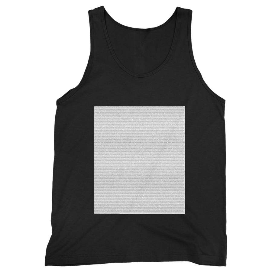 Bee Movie Script Man’s Tank Top