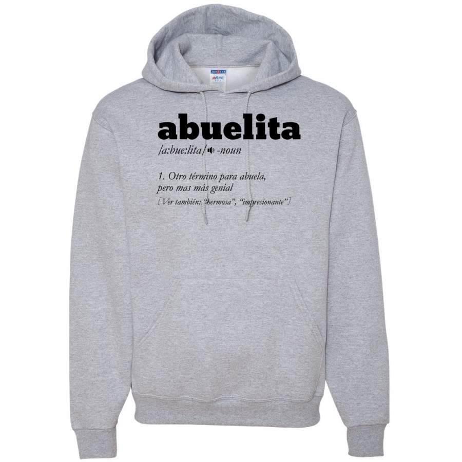 Abuelita Noun Hermosa Impresionante Spanish Shirts En Espanol Hooded Sweatshirt Graphic Hoodie