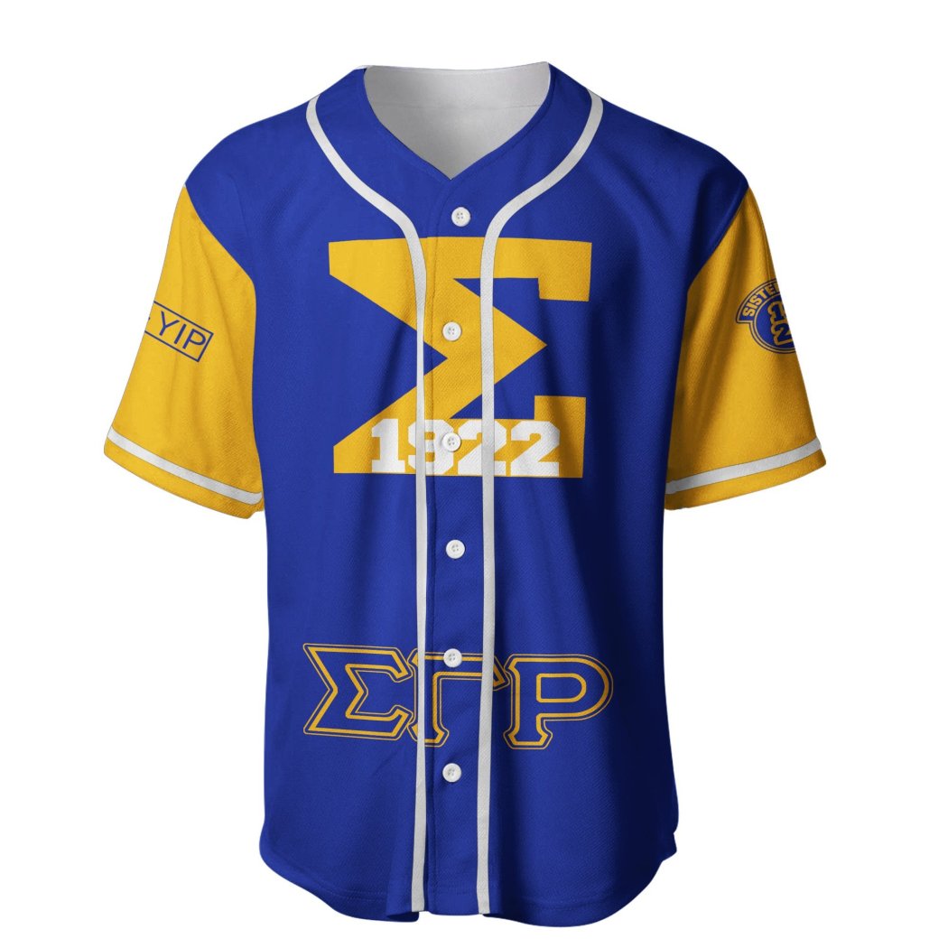 Sisterhood Sigma Gamma Rho Sorority 1922 Baseball Jersey Shirt