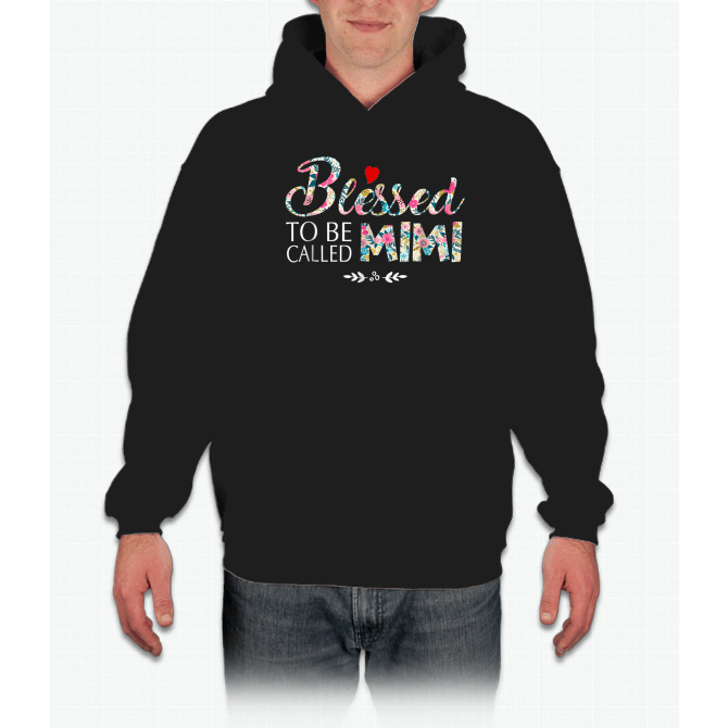 Womens Blessed To Be Called Mimi Tshirt Pullover Hoodie