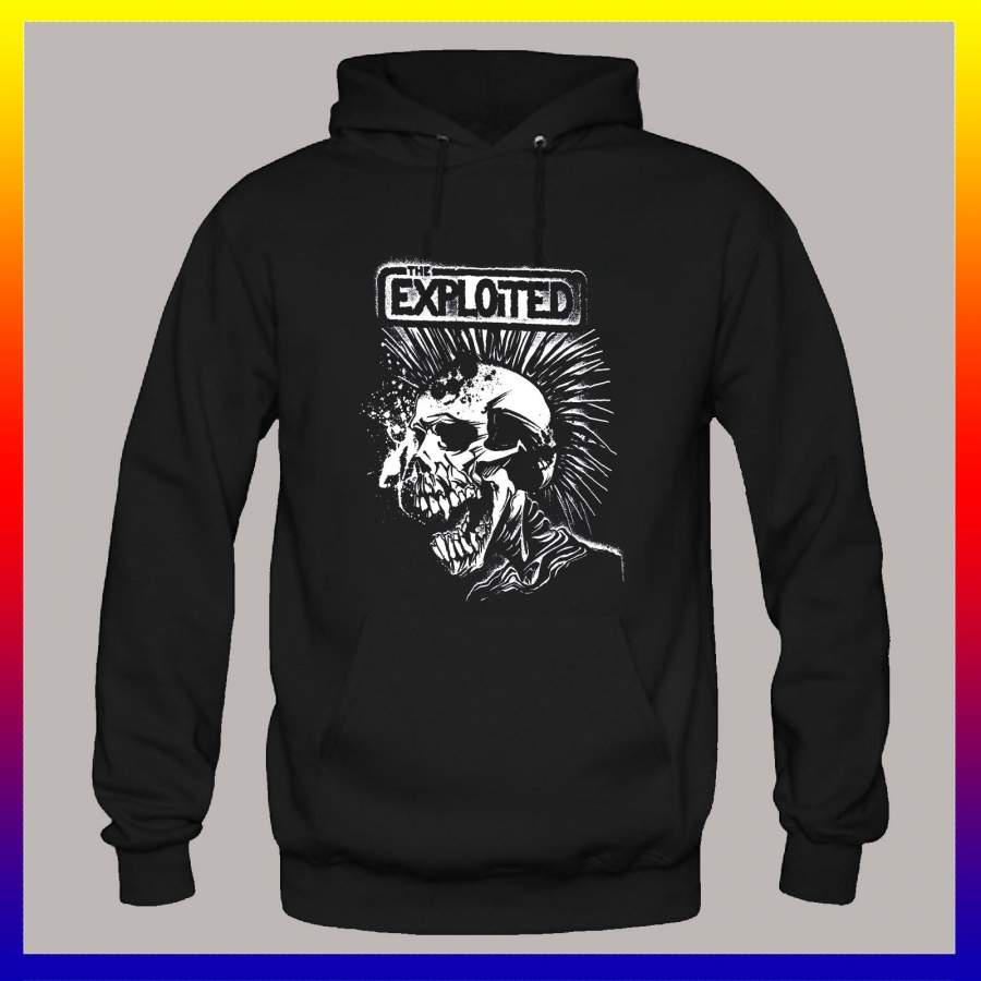 THE EXPLOITED Hardcore Punk Rock Fashion Men Pullover Hoodie