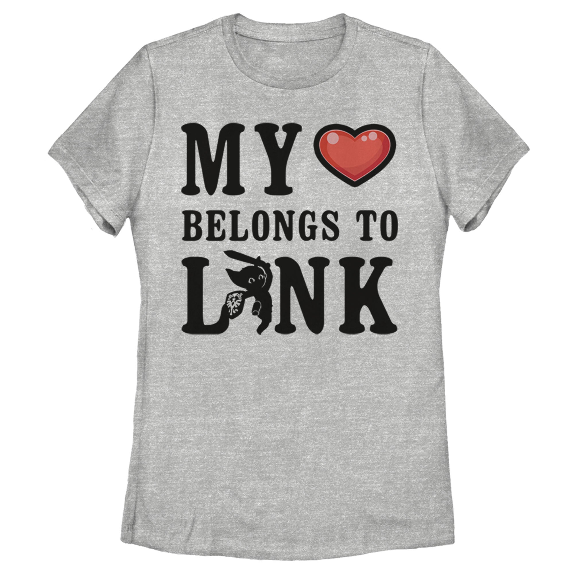 Women’S Nintendo My Heart Belongs To Link T-Shirt