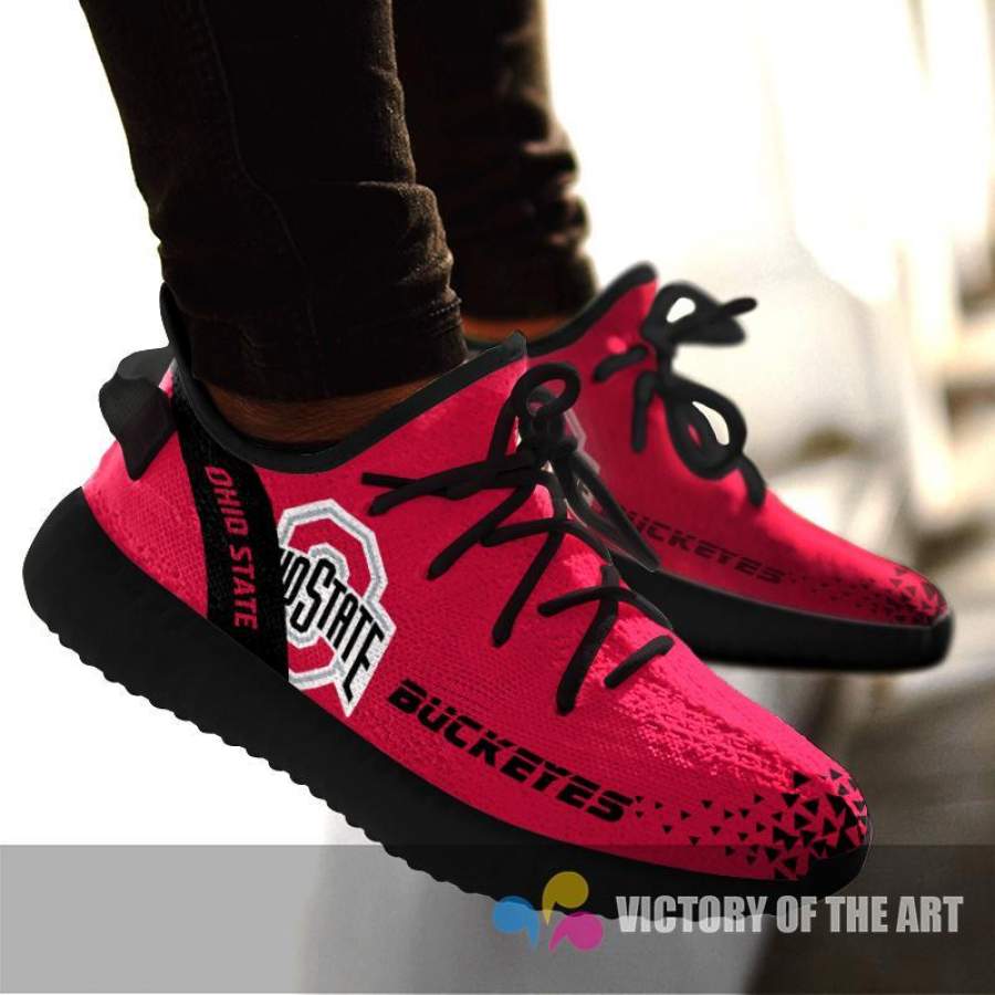 Line Logo Ohio State Buckeyes Sneakers As Special Shoes