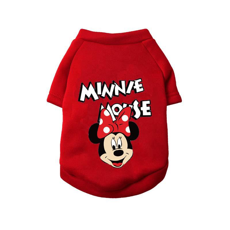 Disney Pet Dog Clothes French Bulldog Cotton Dogs Pullover Mickey For Puppy Small Medium Dogs Sweatshirt Chihuahua Perro Costume alx