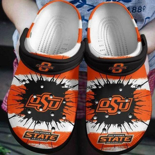 Oklahoma State University Clogs Clogband Clog Comfortable Water Shoes