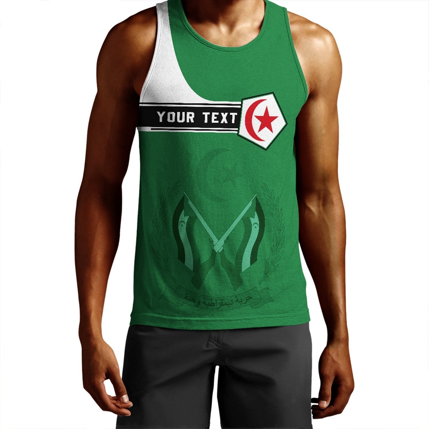 (Custom) African Tank Top – Western Sahara Men’S Tank Top Pentagon Style