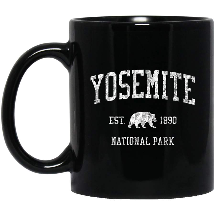 Yosemite Vintage National Park Sports Design Tee Coffee Mug