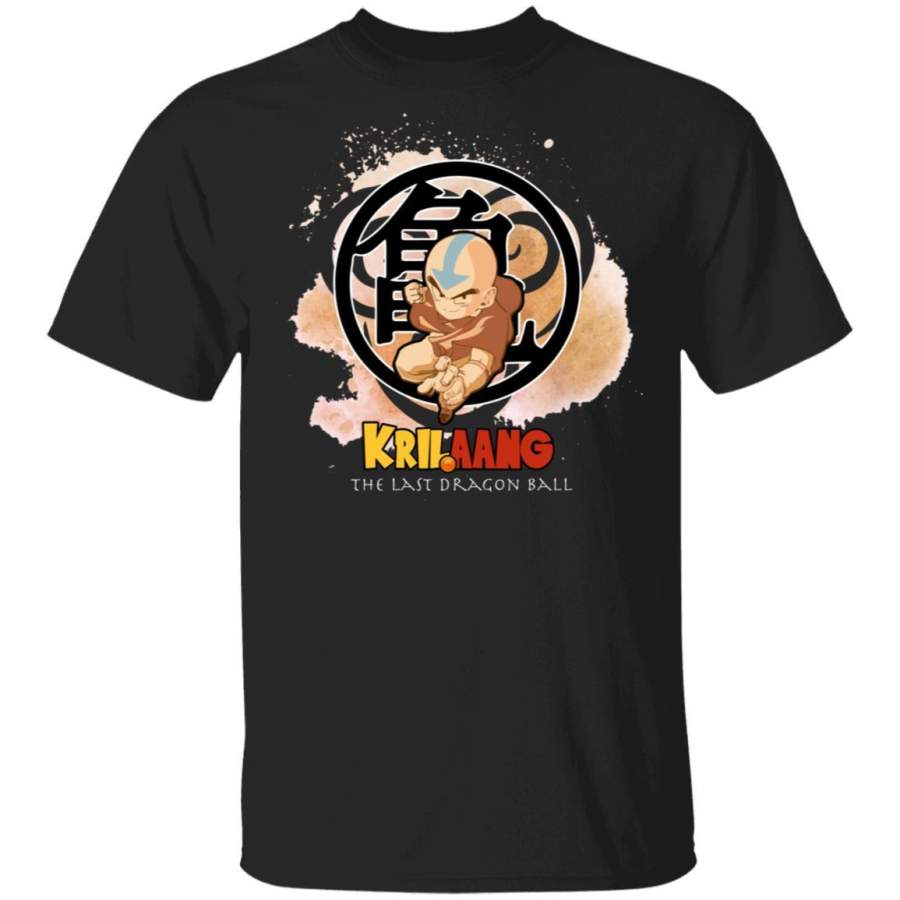 Krilaang Shirt The Last Airbender Aang and Dragon Ball Krillin Mashup ...