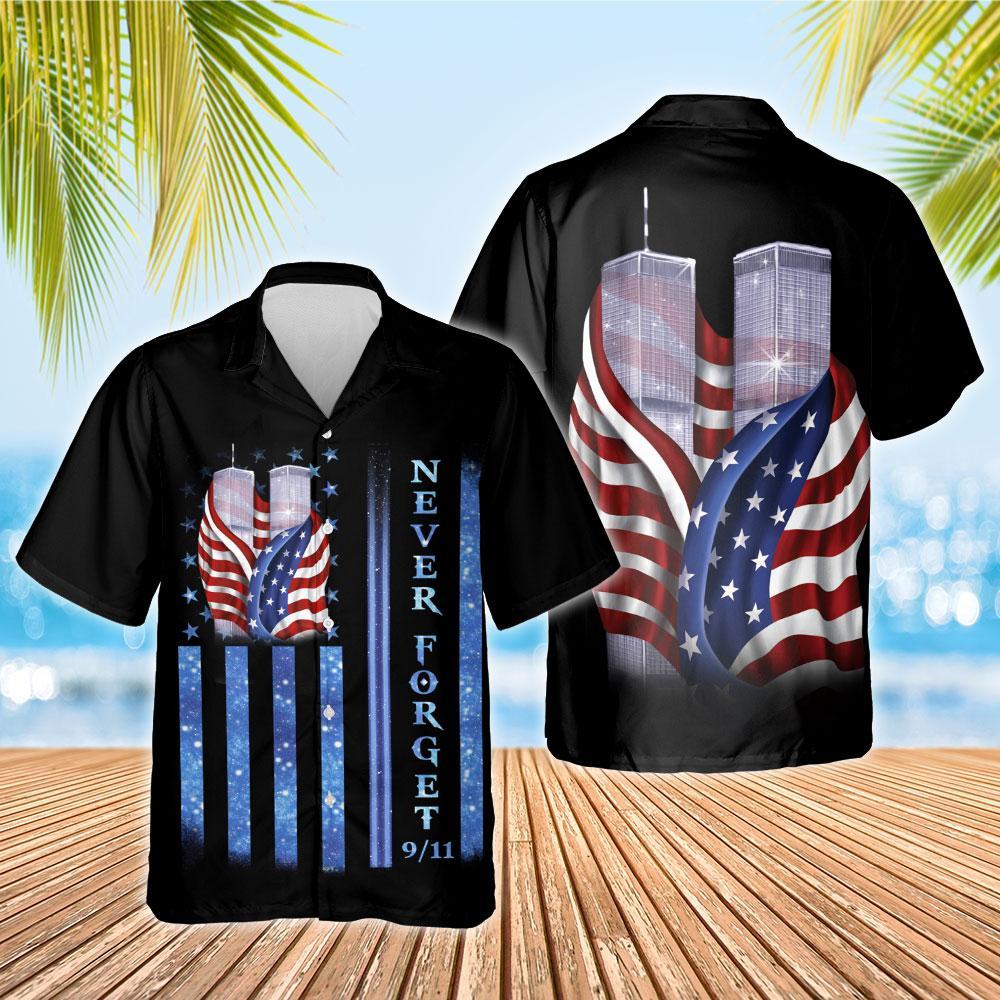 9/11 Never Forget Memorial Hawaiian Shirt | For Men & Women | Adult | Hw8062