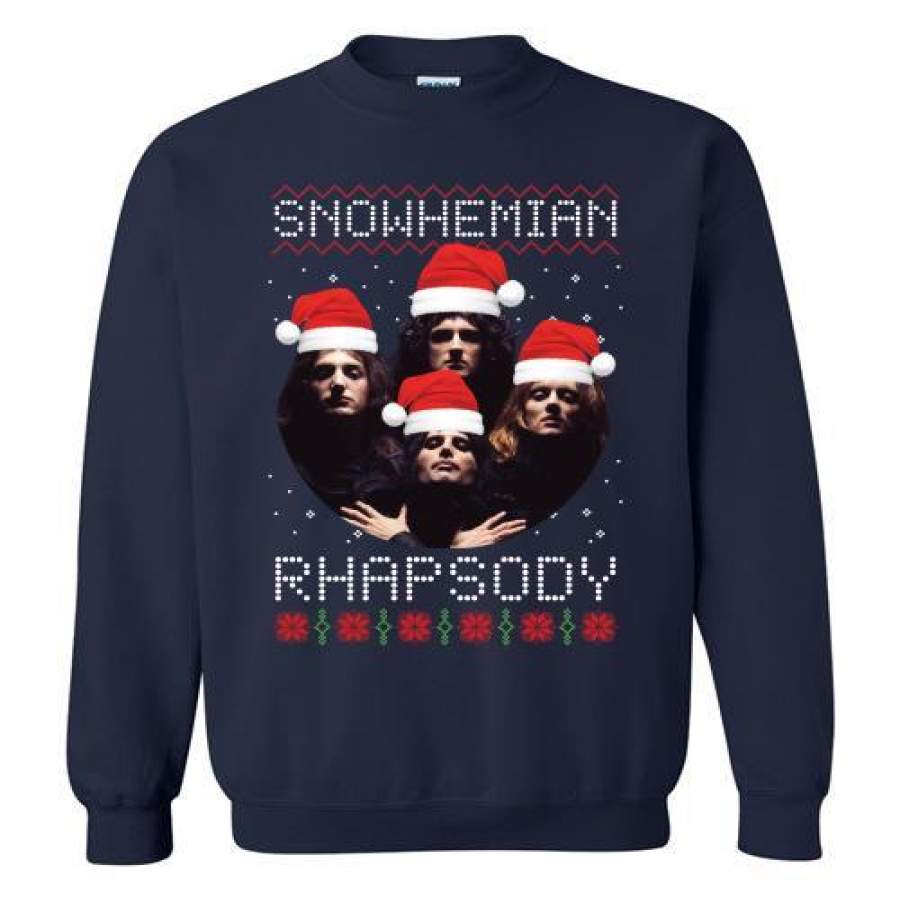 Snowhemian Rhapsody Ugly Christmas Sweatshirt