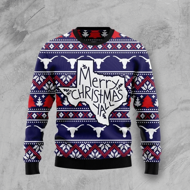 Merry Christmas Ugly Christmas Sweater | For Men & Women | Adult | Us5196