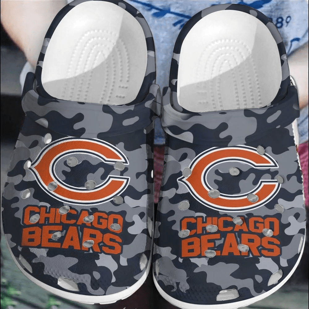 NFL Chicago Bears Football Crocband Shoes Crocss Comfortable Clogs For Men Women