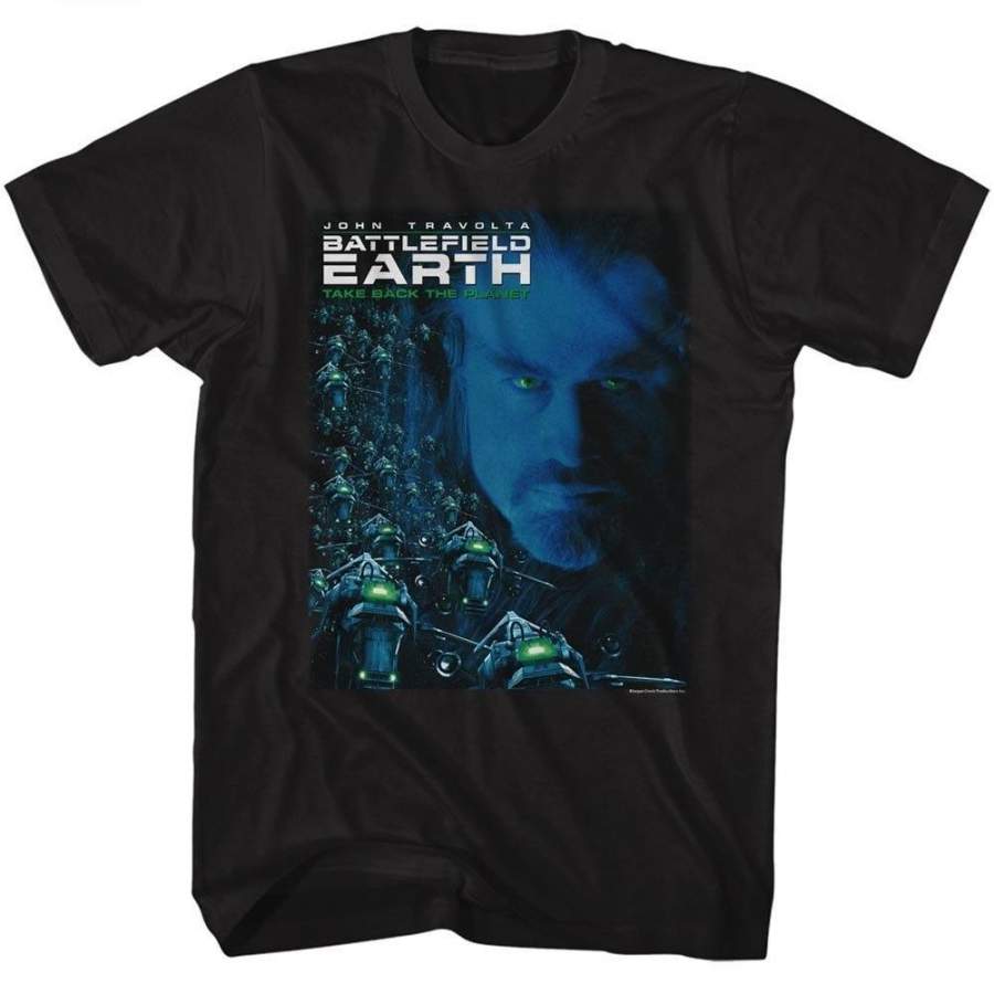 Battlefield Earth T Shirt Be Movie Poster Adult Short Sleeve