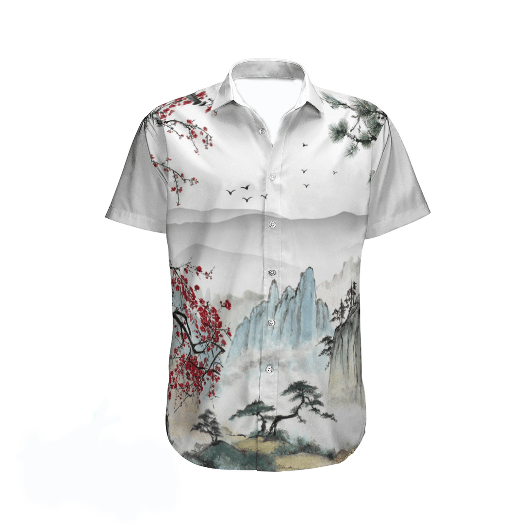 Japanese Aesthetic Sakura Cherry Blossom Hawaii Shirt For Men Women Adult Ha69617