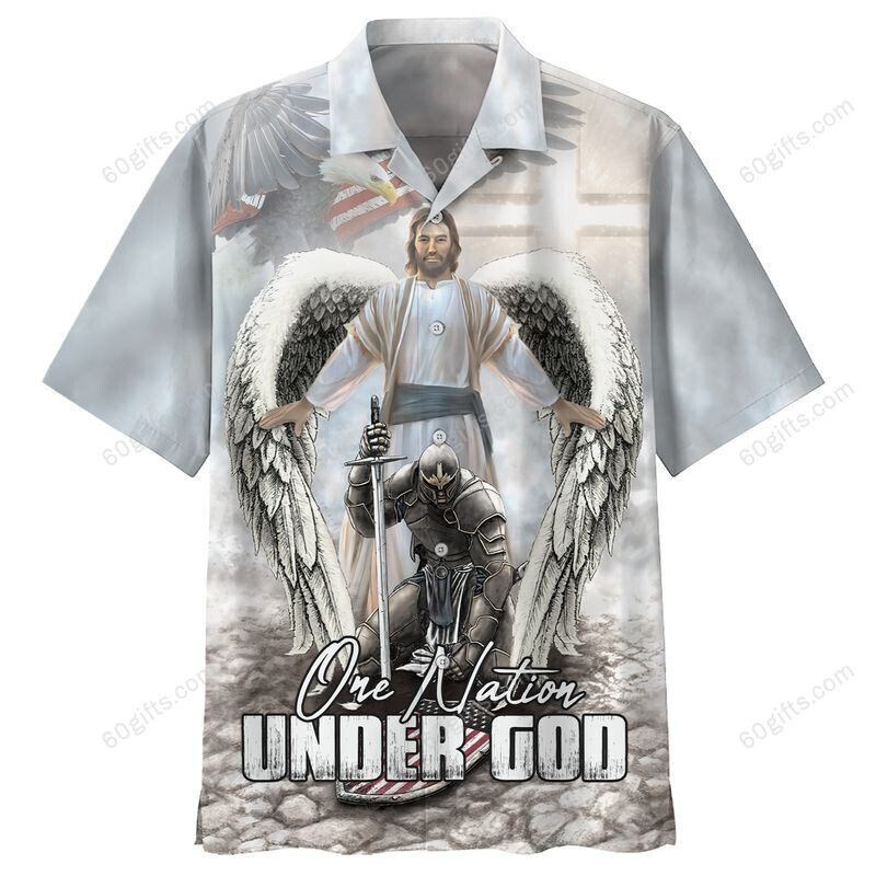 3D Jesus Hawaiian Shirt, Hoodie, Zip Hoodie, Hoodie Dress, Sweatshirt God Wings Christian All Over Print