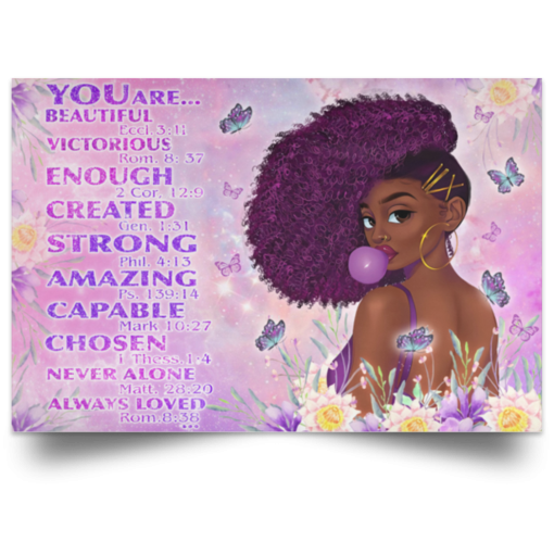 You Are Black Girl Magic Wall Art Poster