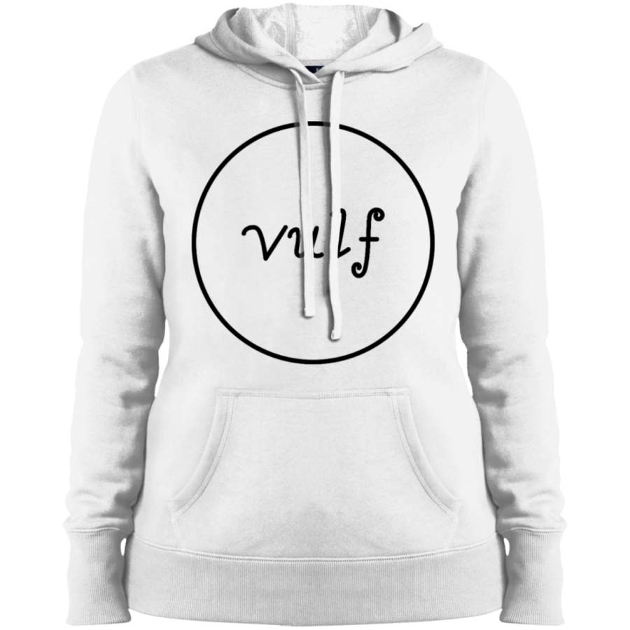 AGR vulf logo Ladies’ Pullover Hooded Sweatshirt