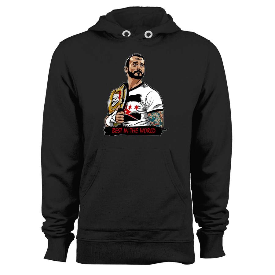 Wwe Cm Punk Cartoon Unisex Hoodie