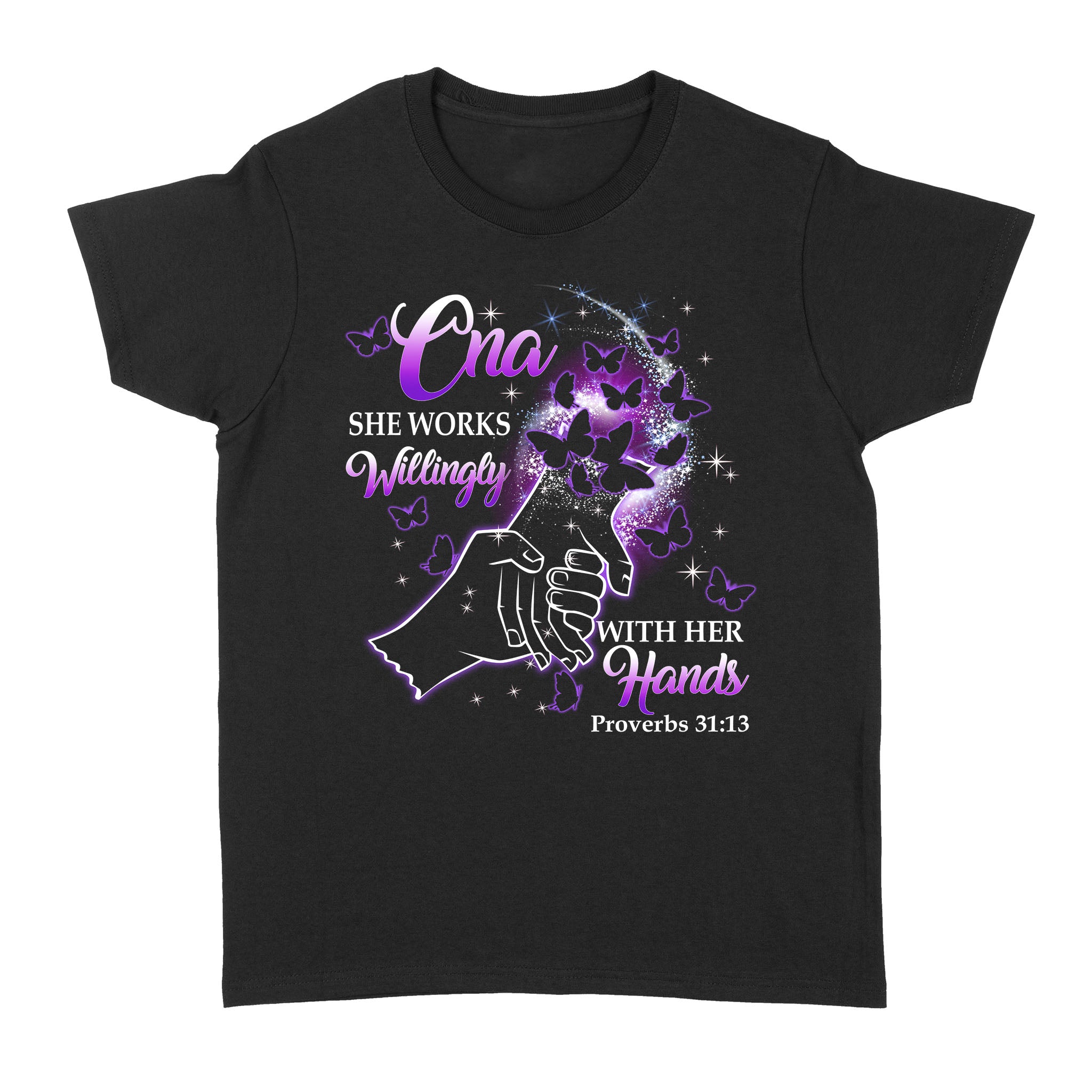 CNA Works Willingly With Her Hands Gift – Standard Women’s T-shirt