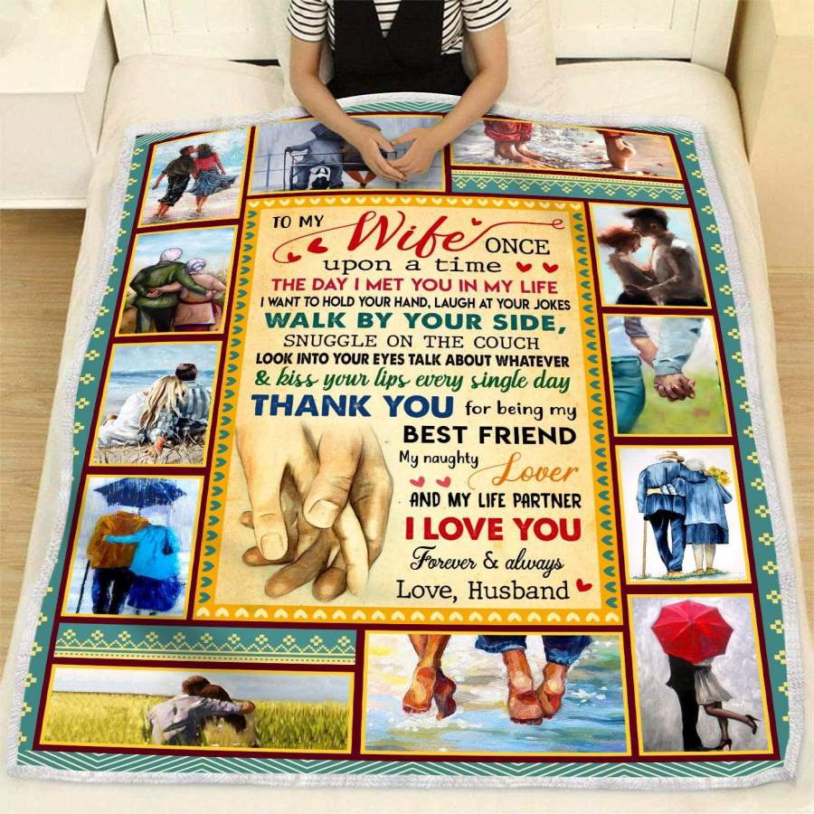 Blanket Gift For Wife Thank You For Being My Best Friend