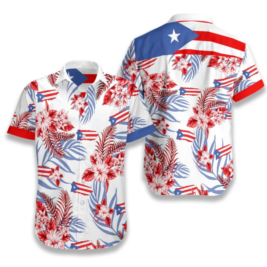 Puerto Rico All Over Printed Hawaiian Shirt Ha103847