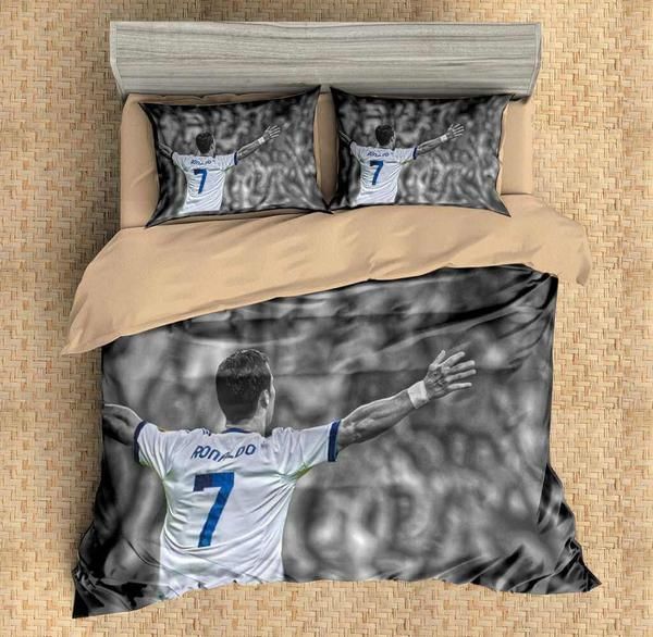 3D Customize Cristiano Ronaldo Bedding Set Duvet Cover