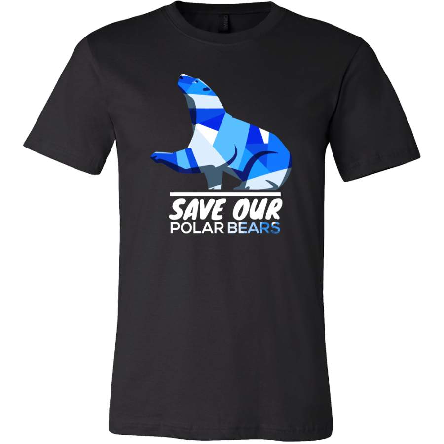 Save Our Polar Bears,Endangered Animal Love Bears T-shirt