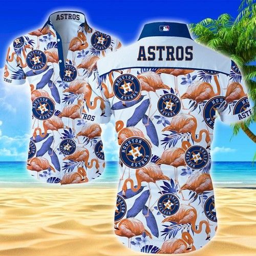 Houston Astros Hawaiian Button-Up Shirt