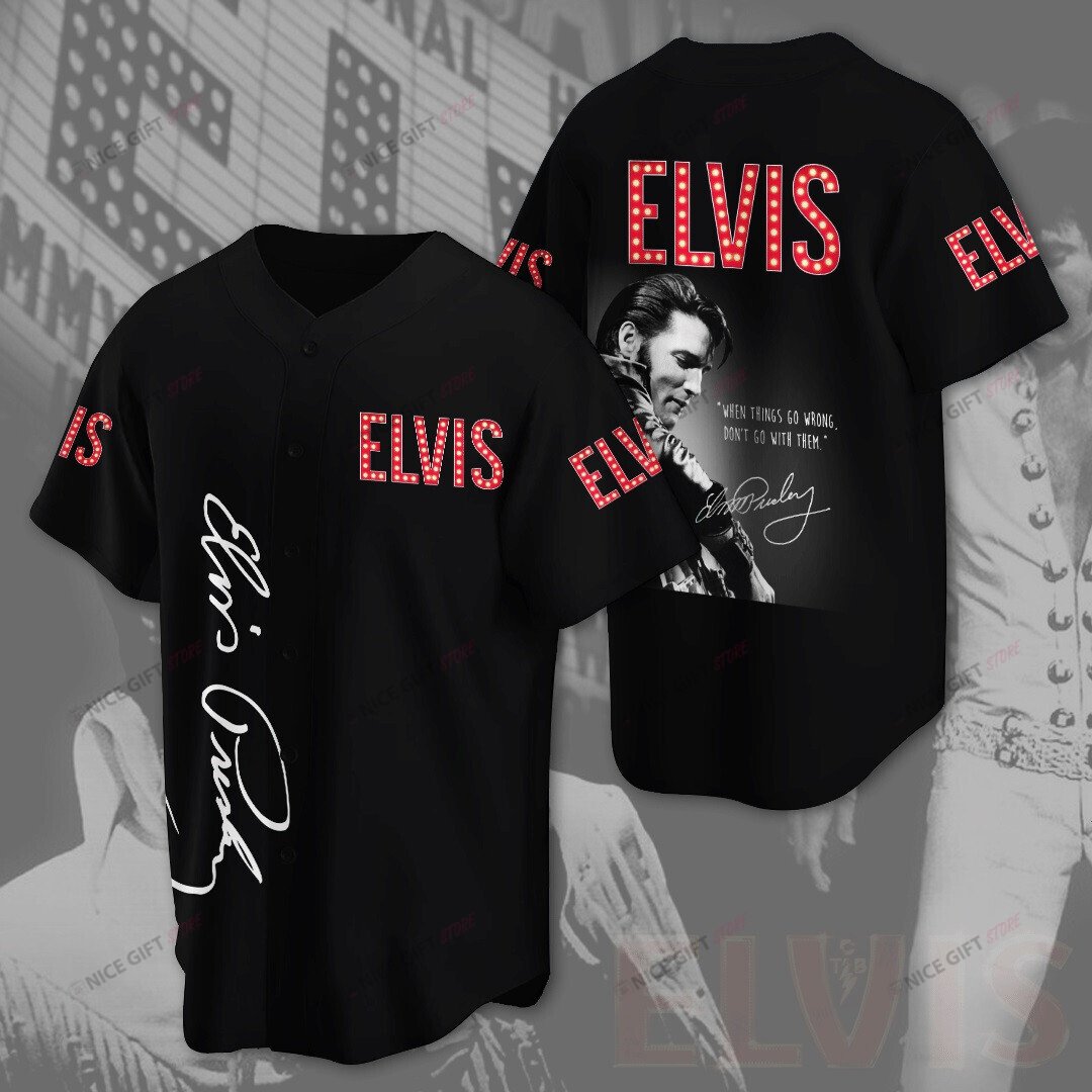 Elvis Presley Baseball Jersey Bbj-H6U3